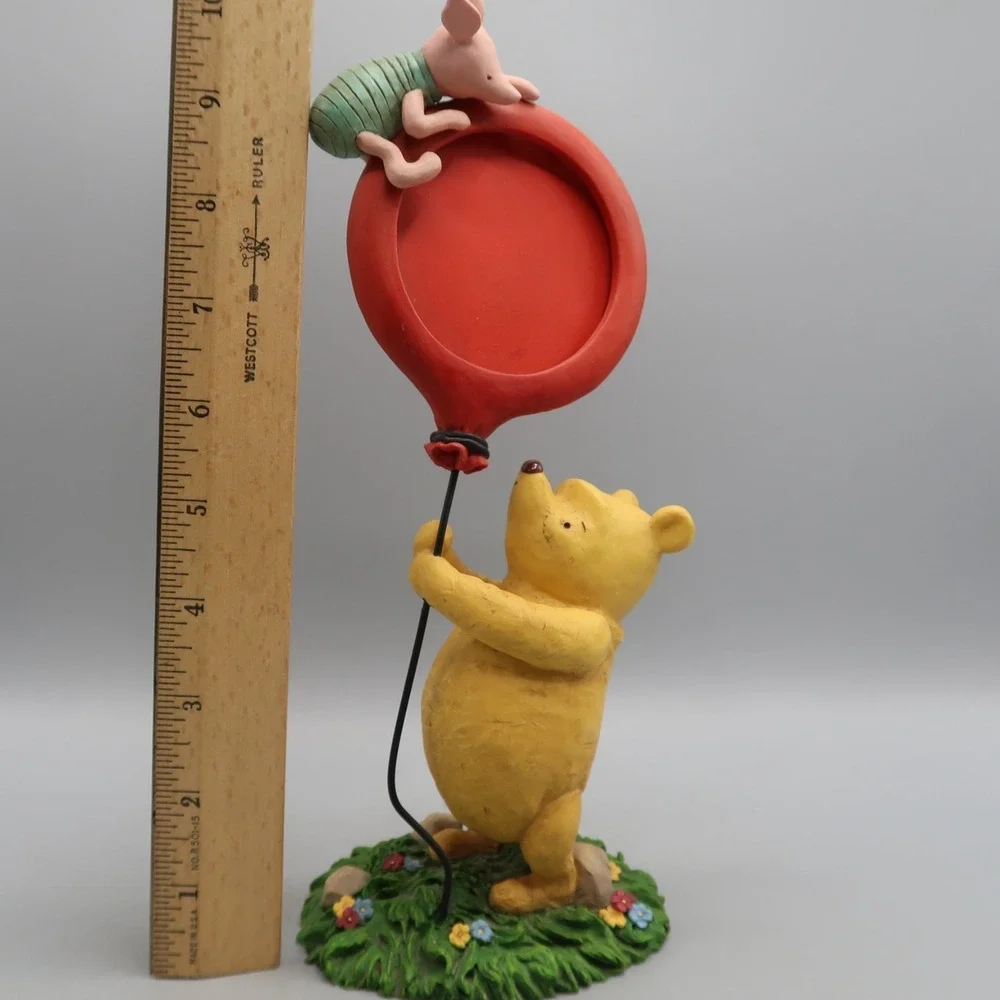 Vintage Classic Pooh Statue Picture Frame Winnie Piglet Nursery Porcelain